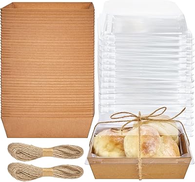 Paquet de 50 boîtes en papier avec couvercles carrés transparents, boîtes à sandwich avec récipients alimentaires jetables de 44 mètres pour petits pains suisses, fraises, gâteaux, biscuits et brownies. DIAYTAR COTE D'IVOIRE est la destination idéale pour ceux qui recherchent une boutique en ligne généraliste offrant tout ce dont ils ont besoin. Avec plus de 300 000 références, elle offre une variété incroyable de produits à des prix compétitifs, facilitant ainsi l'achat en ligne pour les consommateurs ivoiriens.