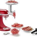 Accessoire pour broyeur alimentaire en métal kitchenaid ksmg a, argent