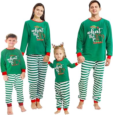 Ensemble de vêtements assortis pour la famille, haut et pantalon de noël, ensemble