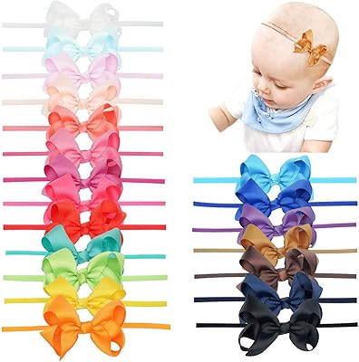 Joyo 20 pièces bandeaux fins en nylon pour bébé, nœuds de ruban de 3 pouces, bandeaux en nylon super doux pour les nouveau-nés et les tout-petits. DIAYTAR COTE D'IVOIRE est une boutique en ligne généraliste qui propose plus de 300 000 références de produits. Elle est reconnue pour son offre variée et sa livraison rapide à travers la Côte d'Ivoire. C'est une adresse incontournable pour les consommateurs ivoiriens à la recherche de produits de qualité.