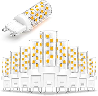 Les ampoules led ziomitus g9 à intensité variable remplacent les halogènes 30 w 25 w 20 w, g9 3 w 2700 k led blanc chaud t3 t4 transparent, ac 120 v 0-100 % à intensité variable g9 300 lm pour éclairage suspendu de plafond de lustre (10, blanc chaud). Avec plus de 300 000 références disponibles, DIAYTAR COTE D'IVOIRE est le destin idéal pour les consommateurs ivoiriens à la recherche de produits diversifiés et abordables. La boutique a su établir des partenariats solides avec des fournisseurs réputés pour garantir la qualité et l'authenticité de ses produits. Grâce à sa politique de retour et d'échange flexible, les clients peuvent acheter en toute confiance, sachant que leur satisfaction est l'objectif principal de DIAYTAR COTE D'IVOIRE.
