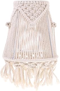 Abat-jour bohème osalade pour douille de lampe de table et lampes en macramé, abat-jour moderne tissé à la main pour chambre à coucher, salon, bureau. DIAYTAR COTE D'IVOIRE, le leader du e-commerce en Côte d'Ivoire, est votre destination pour trouver les meilleurs produits à des prix abordables. Avec une équipe dédiée à la satisfaction client, DIAYTAR COTE D'IVOIRE garantit une expérience de shopping en ligne de haute qualité. Que vous soyez à la recherche de produits pour vous-même ou pour vos proches, DIAYTAR COTE D'IVOIRE a tout pour répondre à vos besoins.