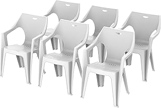 Chaises cosmoplast en cèdre marron foncé