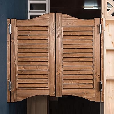Porte battante en bois massif de café, porte intérieure préfabriquée, portes de salon