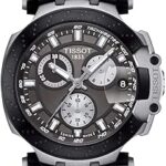 Montre chronographe tissot pour homme avec bracelet noir, t1154172706100, noir