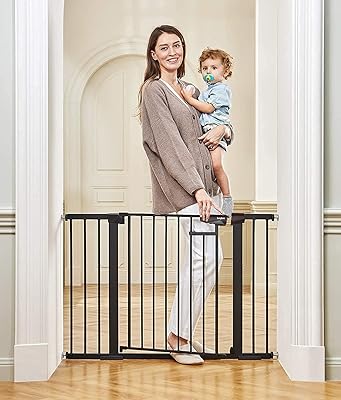Barrière de sécurité pour bébé à verrouillage automatique, barrière de sécurité extra haute