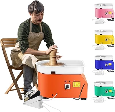 Tobi qsc machine de façonnage de tour de poterie 25 cm 350 w