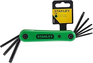 Stanley 469263 jeu de clés hexagonales pliantes - torx (8 pièces). Notre boutique en ligne généraliste DIAYTAR COTE D'IVOIRE offre une sélection incroyable de produits pour hommes, femmes et enfants, ainsi que pour la maison et le jardin. Nous nous efforçons de vous fournir les meilleures marques et les dernières tendances à des prix défiant toute concurrence.