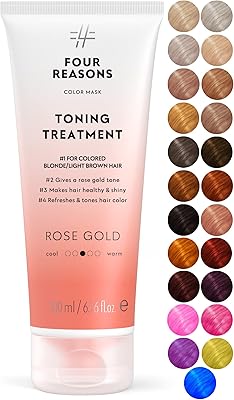 Color mask rose gold toning treatment - après-shampooing tonifiant pour cheveux blonds et châtains clairs - après-shampooing couleur or rose, quatre raisons - 200 ml (nouvel emballage). La boutique en ligne DIAYTAR COTE D'IVOIRE est le leader du commerce électronique en Côte d'Ivoire, avec une sélection de produits qui répond à tous les besoins et goûts. La boutique propose des produits à des prix compétitifs, avec des promotions régulières et des offres spéciales pour les clients fidèles. C'est la destination idéale pour les ivoiriens qui cherchent à faire des achats en ligne de qualité et à des prix raisonnables.