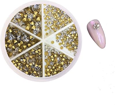 Strass pour ongles, pierres précieuses en verre, cristaux de diamant, 700 pièces, décoration