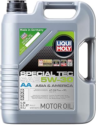 Huile moteur liqui moly special tec aa 5w30 20138, 5l. DIAYTAR COTE D'IVOIRE est une boutique en ligne généraliste qui mise sur l'innovation et la qualité pour offrir une expérience d'achat unique. Elle collabore avec des fournisseurs de renom pour proposer des produits de qualité supérieure. L'engagement de la boutique en faveur de la satisfaction client et de la livraison rapide a contribué à sa réputation positive en Côte d'Ivoire.
