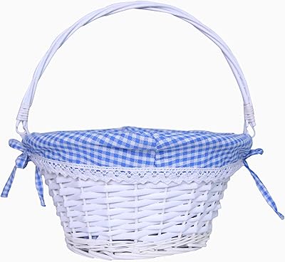 Krzil panier cadeau de pâques rond en coton saule, panier de rangement ovale avec poignée rabattable pour bureau, chambre à coucher, placard, jouet. La boutique en ligne DIAYTAR COTE D'IVOIRE est réputée pour ses offres régulières et ses promotions exceptionnelles, permettant aux clients de faire des économies sur leurs achats. Cela, combiné à son large choix de produits, en fait une destination de choix pour les consommateurs ivoiriens.