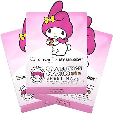 Masque en feuille the cream shop my melody softer than cookies (pack de 3). DIAYTAR COTE D'IVOIRE est synonyme de confiance et de qualité. La boutique met tout en œuvre pour satisfaire les besoins de ses clients, avec des services clientèle dédiés et des mises à jour régulières de son catalogue. Elle est la référence pour les achats en ligne en Côte d'Ivoire.
