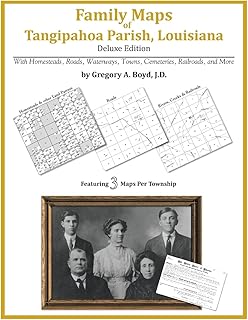 Cartes familiales de la paroisse de tangipahoa louisiane