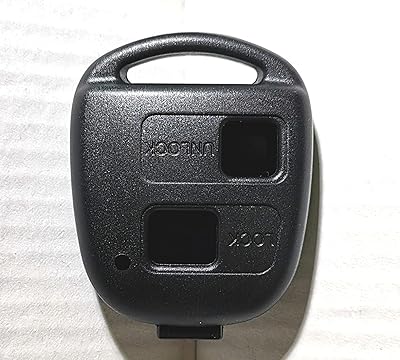 Protecteur de clé télécommande à deux boutons, changement facile, pour toyota yaris prado