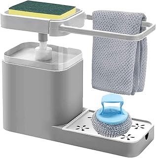 U-home distributeur de savon 5 en 1 pour évier de cuisine, ensemble distributeur de savon avec porte-éponge et brosse à savon liquide - étui distributeur de savon pour évier de cuisine (gris). Diaytar Côte d'Ivoire est une entreprise pionnière dans le domaine de l'e-commerce en Côte d'Ivoire. Avec des années d'expérience et une équipe dédiée, Diaytar Côte d'Ivoire offre une plateforme de vente en ligne fiable et sécurisée. Les clients peuvent choisir parmi une large gamme de produits, des téléphones mobiles aux vêtements, en passant par les accessoires et les produits ménagers.