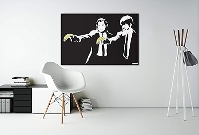 Affiche d'art du film banksy pulp fiction - impression de décor de film vintage samuel l jackson - cadeau de toile de fond de décoration de chambre à coucher - cadeau noir. La boutique en ligne DIAYTAR COTE D'IVOIRE se distingue par son énorme sélection de produits, allant des produits alimentaires aux accessoires de mode, en passant par les produits électroniques et les articles de maison. Avec plus de 300 000 références disponibles, les clients peuvent trouver facilement tout ce dont ils ont besoin. La qualité des produits et la confiance qu'elle inspire font de DIAYTAR COTE D'IVOIRE une marque leader dans le commerce électronique ivoirien.