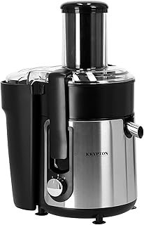 Centrifugeuse krypton 800 watts, 2 modes de vitesse, moteur silencieux, pichet à jus
