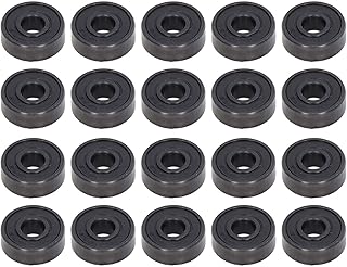 20 pièces s606rs roulements à billes à gorge profonde en caoutchouc et acier