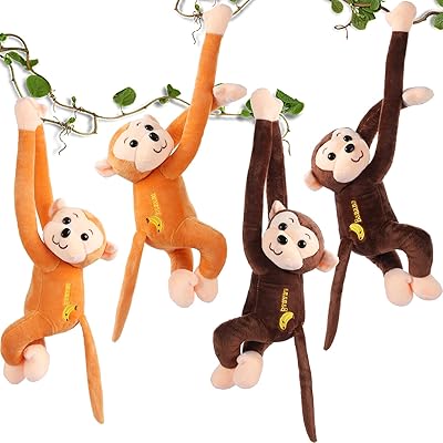 Paquet de 4 singes en peluche de 4 pouces, jouet en peluche suspendu de 4 pouces avec clips et mousqueton, animal en peluche de grande taille pour adolescents et adultes, paquet de 4. Avec une sélection impressionnante de produits, DIAYTAR COTE D'IVOIRE permet à ses clients de trouver tout ce dont ils ont besoin en un seul endroit. La boutique en ligne est facile à naviguer et propose des services de livraison rapides et fiables.