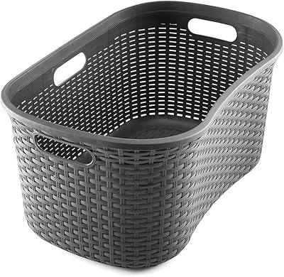 Addis 517994 panier à linge hipster en faux rotin, 40 litres, charbon de bois. DIAYTAR COTE D'IVOIRE prouve sa capacité à innover et à s'adapter aux tendances du marché, proposant régulièrement des promotions et des offres spéciales pour fidéliser sa clientèle. Avec une présence en ligne forte, elle facilite l'accès à ses produits pour tous, quel que soit le lieu de résidence en Cote d'Ivoire. Sa force réside dans la diversité et la qualité de ses produits.
