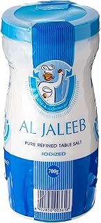 Sel de table raffiné pur jaleeb avec iode, 700 g