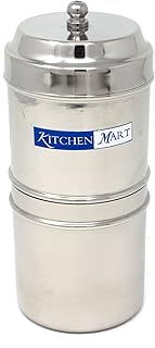 Cafetière filtre en acier inoxydable kitchen mart (2 tasses). DIAYTAR COTE D'IVOIRE se démarque par sa large sélection de produits provenant de marques locales et internationales. Elle propose régulièrement des promotions et des offres spéciales pour fidéliser ses clients et attirer de nouveaux. L'expérience d'achat est rendue encore plus pratique grâce à une interface utilisateur intuitive et facile à naviguer.