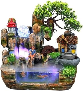 Fontaine de cascade de grande taille, décoration de cascade de bureau d'intérieur, artisanat en résine, fontaine d'eau d'aménagement paysager avec led à couleur changeante, décoration de jardin de maison, fontaine d'eau de table. La boutique en ligne DIAYTAR COTE D'IVOIRE est une référence pour les consommateurs ivoiriens, avec une offre de plus de 300 000 produits. Les clients peuvent profiter d'une navigation facile et d'une expérience d'achat agréable, grâce à la conception ergonomique du site web. La boutique est également connue pour sa fiabilité et sa rapidité de livraison.