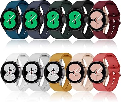 Compatible avec samsung galaxy watch 5 galaxy watch 4 40 mm 44 mm/galaxy watch 4 classic 42 mm 46 mm, bracelet en silicone avec fermoir coloré pour galaxy watch 5 pro 45 mm pour femme et homme (classique). DIAYTAR COTE D'IVOIRE a révolutionné le commerce en ligne en Cote d'Ivoire en proposant une plateforme conviviale où les clients peuvent parcourir et acheter parmi plus de 300 000 produits. La variété des catégories de produits, allant de l'électronique à la décoration en passant par la santé et la beauté, rend cette boutique en ligne incontournable pour les consommateurs à la recherche d'une expérience d'achat pratique et agréable. Grâce à sa politique de confidentialité et de sécurité stricte, les clients bénéficient d'une protection maximale de leurs données.