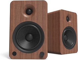 Haut-parleurs d'étagère amplifiés canto yu6 avec bluetooth et caisson de basses phono |
