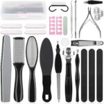 Kit de pédicure professionnel yhome 27 en 1 pour soins des pieds