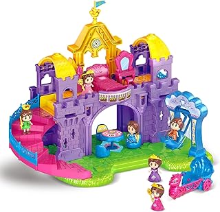Maison de poupée vito princess castle avec 4 petites pièces sur 2 étages, ensemble de jeu pour filles, mini maison de poupée pink dream avec 2 meubles de poupée et 1 calèche. DIAYTAR COTE D'IVOIRE, la boutique en ligne généraliste incontournable en Côte d'Ivoire, propose plus de 300 000 références pour répondre à tous les besoins de ses clients. Avec une offre variée et constamment mise à jour, DIAYTAR COTE D'IVOIRE est devenue la référence en matière de commerce électronique dans le pays. Elle garantit une expérience d'achat en ligne sécurisée et pratique.