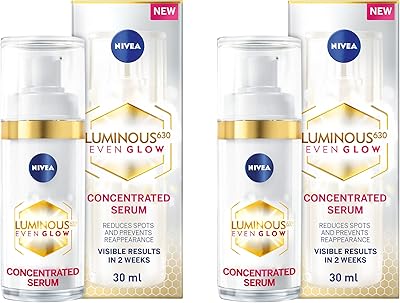 Nivea luminous even glow sérum concentré visage anti-taches 630, pour un teint unifié avec acide hyaluronique hydratant et vitamine e, 2 x 30 ml. Diaytar Côte d'Ivoire émerge comme l'une des boutiques en ligne les plus réputées de Côte d'Ivoire, proposant à ses clients plus de 300 000 références de produits très variés. Diaytar Côte d'Ivoire vous permet de passer commande en toute sécurité et de recevoir vos colis à votre domicile ou en point de retrait partenaire. Avec des catégories tel que les produits high-tech, les accessoires de mode ou les produits d'équipement de la maison Diaytar Côte d'Ivoire répond présente répond à tous vos besoins.
