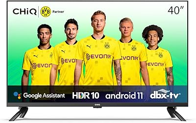 Chiq smart led tv l40g7p hd 40 pouces, android 11.0, hdr10, écran a+, wi-fi, bluetooth 5.0, netflix, youtube, prime video, plein écran hdmi, usb, noir (garantie 1 an) (2022 modèle). DIAYTAR COTE D'IVOIRE, une boutique en ligne généraliste, propose plus de 300 000 références pour répondre à tous vos besoins. Leader en Côte d'Ivoire, elle offre une large gamme de produits de qualité. DIAYTAR est votre destination pour tout ce dont vous avez besoin.