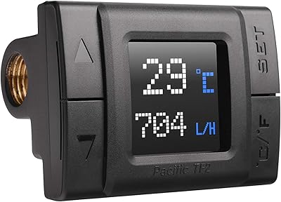 Indicateur de chaleur et de débit thermaltake pacific tf2 - corps en laiton