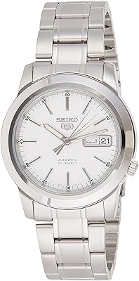 Montre automatique seiko 5 pour homme avec cadran blanc et bracelet en acier inoxydable, snke49k1, argent. Diaytar Côte d'Ivoire, votre boutique en ligne de confiance avec plus de 300 000 références, propose une large gamme de produits pour répondre à tous vos besoins. En tant que leader du marché ivoirien, nous nous engageons à offrir des prix compétitifs et un service client de haute qualité. Nous sommes fiers de vous servir !