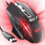 Souris de jeu filaire cyd c300 avec port usb 3.0 pour ordinateur portable