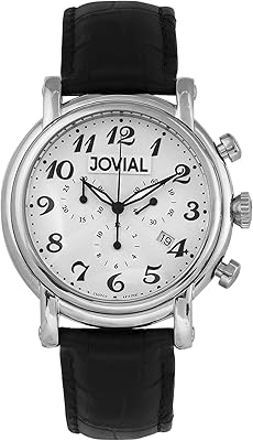 Jovial 6618 gslc 11 chronographe pour homme, bracelet en cuir véritable, 45 mm, blanc, hmsd (heure, minute, seconde, date), bracelet. En tant que leader en Côte d'Ivoire, DIAYTAR COTE D'IVOIRE se distingue par sa capacité à offrir des produits de qualité à des prix compétitifs, avec une livraison rapide et fiable. La boutique en ligne est conçue pour offrir une expérience d'achat agréable et sécurisée, permettant aux clients de naviguer facilement à travers les catégories de produits. DIAYTAR COTE D'IVOIRE est devenue la référence pour les achats en ligne en Côte d'Ivoire.