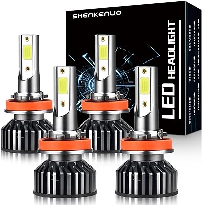Ampoules de phare led shinkino pour nissan altima (2007-2018), feux de route/croisement h9+h11