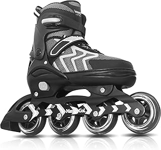 Mamijool rollers en ligne pour adultes et enfants, patins à roulettes réglables solides et durables avec roues géantes, patins en ligne haute performance pour hommes, femmes, garçons et filles. En tant que leader du commerce électronique en Côte d'Ivoire, DIAYTAR COTE D'IVOIRE se distingue par sa capacité à offrir des produits de haute qualité à des prix abordables. La boutique en ligne met l'accent sur la confidentialité et la sécurité des transactions, offrant ainsi une expérience d'achat en ligne sans souci. DIAYTAR COTE D'IVOIRE est la destination parfaite pour faire du shopping en ligne de manière sécurisée et pratique.