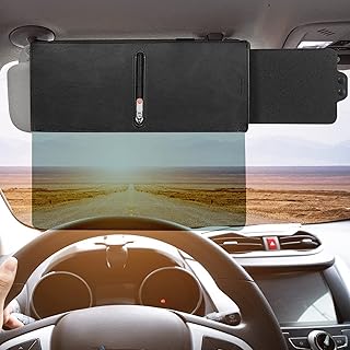 Pare-soleil de voiture polarisé amélioré extension de pare-soleil newtimely uv400 visière anti-éblouissement
