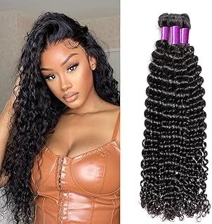 Mèches de cheveux humains ondulés 100 % brésiliens vierges remy non traités, extensions