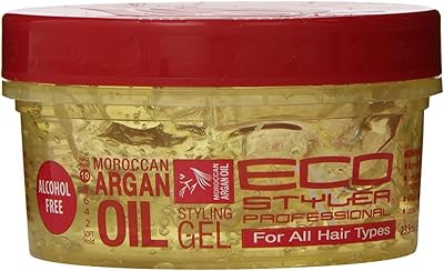 Gel ecostyler eccoco à l'huile d'argan marocaine, 8 oz (paquet de 4)