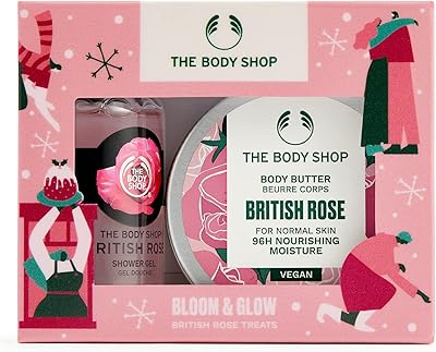 The body shop bloom & glow british rose treats coffret cadeau, formule botanique, soins de la peau hydratants et rajeunissants pour tous les types de peau, floral, 2 pièces. La boutique en ligne DIAYTAR COTE D'IVOIRE est une destination idéale pour les consommateurs ivoiriens qui recherchent des produits de qualité à des prix compétitifs. Avec plus de 300000 références, la boutique propose une large gamme de produits allant des articles ménagers aux produits électroniques. DIAYTAR COTE D'IVOIRE est réputée pour son service client de haute qualité et sa livraison rapide.