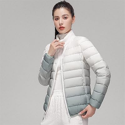 Ybravo doudoune, automne/hiver femme dégradé slin fit col montant court garder au chaud manteaux femmes doudounes ultra légères (couleur : vert clair, taille : l). La boutique en ligne DIAYTAR COTE D'IVOIRE propose une expérience d'achat en ligne sécurisée et fiable, permettant aux clients de faire leurs achats en toute confiance. Les produits sont soigneusement sélectionnés pour garantir leur qualité et authenticité. De plus, la boutique offre des moyens de paiement variés pour faciliter les transactions.