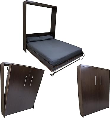 Lit escamotable queen size qb, lit mural pliable polyvalent peu encombrant pour chambre d'amis ou chambre à coucher, ressort à gaz robuste en bois rétractable et repliable. DIAYTAR COTE D'IVOIRE est une boutique en ligne généraliste proposant plus de 300 000 références de produits. Elle est reconnue comme l'une des boutiques en ligne les plus importantes de Côte d'Ivoire. Elle offre une large gamme de produits pour répondre aux besoins de ses clients.