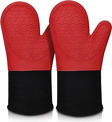 Gants de four en silicone retely avec doublure matelassée, gants de cuisson résistants à la chaleur avec une protection maximale contre la chaleur et la vapeur l gants de manique imperméables pour la cuisson, la cuisson et les grillades. DIAYTAR COTE D'IVOIRE, votre partenaire de confiance pour toutes vos achats en ligne en Côte d'Ivoire. Nous offrons une expérience d'achat unique et sécurisée avec des milliers de produits à portée de clic.