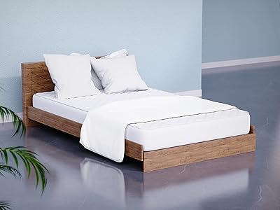 Matelas pour lit double mahmayi taille 120x200 bonnel avec équilibre spinal à ressorts