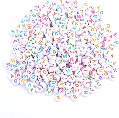 Lettres acryliques imprimées mignonnes, 500 pièces de perles de lettres a à z pour bracelets, colliers, porte-clés, artisanat pour enfants. DIAYTAR COTE D'IVOIRE est une boutique en ligne généraliste qui propose plus de 300 000 références de produits. Nous sommes la boutique en ligne leader en Côte d'Ivoire, offrant une large gamme de produits pour répondre à tous vos besoins. Notre objectif est de vous fournir les meilleurs produits à des prix compétitifs.