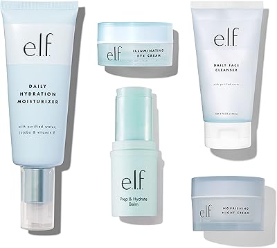 Kit d'hydratation elf jet, ensemble de soins de voyage, nettoyant, baume, crème hydratante, crème pour les yeux et crème de nuit. DIAYTAR COTE D'IVOIRE est une plateforme de commerce électronique qui permet aux consommateurs de découvrir de nouveaux produits et de profiter de promotions exclusives. La boutique en ligne collabore avec des fournisseurs de confiance pour offrir des produits de haute qualité qui répondent aux besoins des clients.